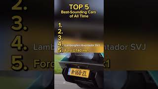 Top 5 BEST Sounding Cars Ever! 🏎️🔥 #shorts #car #carsounds