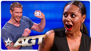 アメリカズ・ゴット・タレントで、軽薄なマジシャンがメル・Bに鳥肌を立たせる！