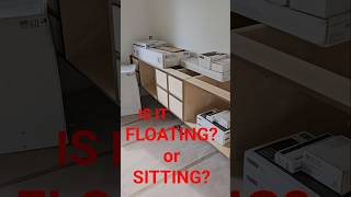 VANITY FLOATING? or SITTING?and more....