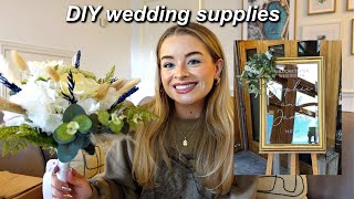 結婚式のために私たちがDIYしたものすべて！（装飾、花、ケーキ、文房具、紙吹雪など）