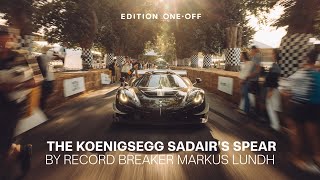 E1O KOENIGSEGG SADAIR’S SPEAR - With world record breaker and prototype test driver Markus Lundh
