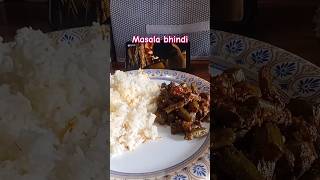 vlog 45/ 100 masala bhindi #minivlog #trendingshorts #foodie #ytshorts #biharifood #masalabhindi
