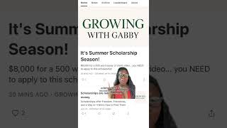 $8,000 scholarship for high school and college students #scholarshipapplication