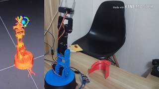ROS Moveit Robotic Arm Ramp test