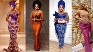 The Most Beautiful Asoebi Lace Styles in 2022 Every Lady Need to Watch