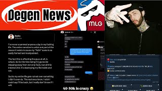*DEGEN NEWS* FaZe Banks sells out of $MLG, price booms