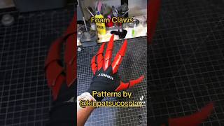 Making Foam Claws! Pattern by @KinpatsuCosplay