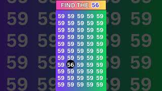 Find The Hidden Number 🕵🏼‍♂️| Check your eyes 👀