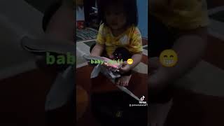 baby Arisha lagi ngaji 😁