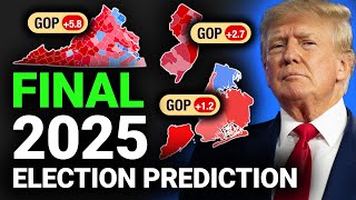 2025年選挙の最終予測！（ニュージャージー州、バージニア州、ニューヨーク市）