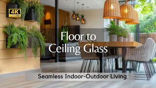 Modern Luxury Homes with Floor-to-Ceiling Glass & Seamless Indoor-Outdoor Living Design Ideas