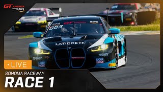 LIVE | Race 1 | Sonoma Raceway | GT America powered by AWS 2025