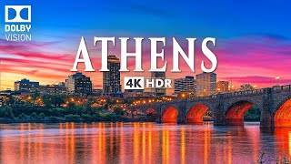 ATHENS 4K ULTRA HD [60FPS] - Inspiring Cinematic Music With Beautiful Cityscape