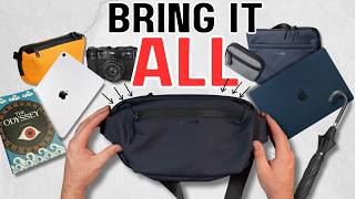 This sling bag literally eats other bags for breakfast
