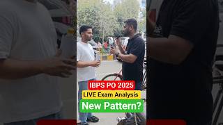 🚨 IBPS PO 2025 LIVE Exam Analysis 🚨