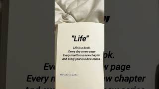 Life is a book|| #motivation #quotes #shorts #life #english_quotes