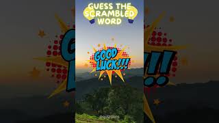 Guess the Scrambled Word - Part 403 #quiztions #quiz #trivia  #guesstheword  #wordscramble