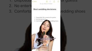 The best wedding decisions you can make 👰🏻‍♀️🤍 #weddingtips #weddingplanning #weddingadvice