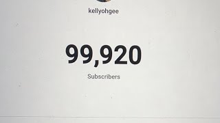 I’M ABOUT TO HIT 100,000 SUBSCRIBERS