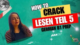 How to Crack Teil 5 | German B1 Lesen Prüfung