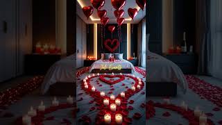 Romantic Room Decoration ❤️❤️❤️ #romanticdecoration #roomdecoration