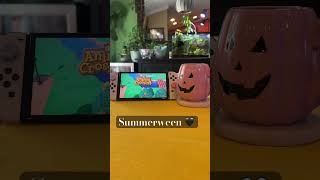 Summerween Vibes 🖤#summerween #achn #coraline #cozyshorts #cozygaming #shorts