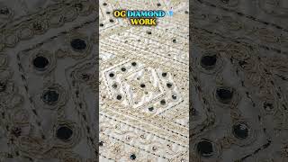 OG Diamond Work Fabric Wholesale in Bhiwandi | Luxury Wedding Wear Material #memoncollection