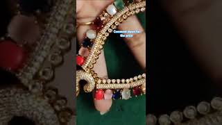 Multicoloured Victorian necklace for orders ping us #kasvi  #omnamovenkateshaya #victorianjewellery