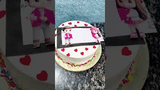 love cake #love#couplecake#viralcakes#akshitacooking&bakery