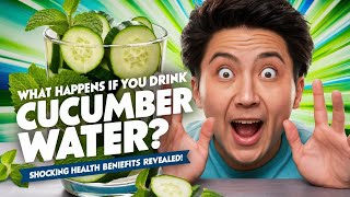 What happens if you drink cucumber water? #detox  #cucumberwater #detoxwater #health #what