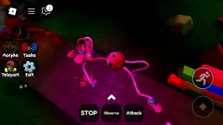 Purple plays 123 what if I become mommy long legs? Poppyplaytime 3 gameplay ( ROBLOX)
