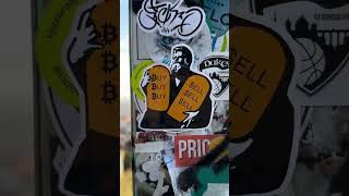 Inflation-Proof Art? How Bitcoin Street Art Exposes Broken Money! #bitcoin #cryptoart