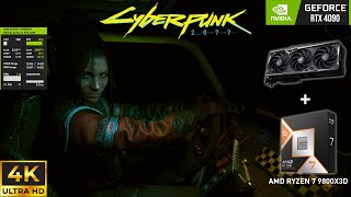 Cyberpunk 2077 Patch 2.21 – 4K RT Overdrive Preset, DLSS 4 Performance + Frame Generation [RTX 4090]