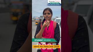IBPS PO 2025 PRELIMS EXAM STUDENTS REVIEW 🔥
