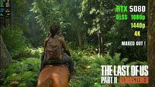 Testing RTX 5080 in Last Of Us Part 2 : REMASTERED AT 4K,1440P AND 1080P MAX SETTINGS