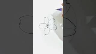 How to draw Flower #easyflowerdrawing #flowerdrawing #howtodraw#howtodrawstepbystep#howtodrawflower