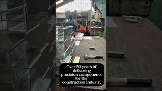 Manufacturing roof structure brackets #metalfabrication #constructionindustry #metalmanufacturing