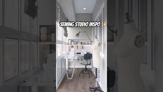 Sewing studio inspo ✨ #sewing #sewingstudio #studio #sew #sewinginspiration