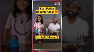Rohit Sharma Wholesome Moment With Daughter Goes Viral 😍 #shorts #shortsfeed #ytshorts #rohitsharma
