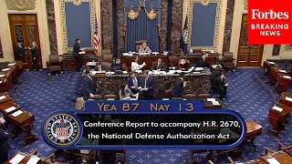 JUST IN: Senate Passes National Defense Authorization Act
