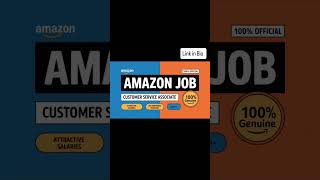 Amazon Customer Service Job #amazon #amazonjobsforfreshers #jobsearch #jobsintelugu #viral #shorts