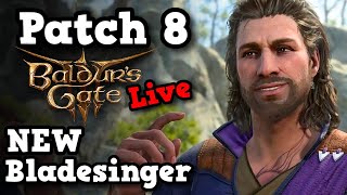 Baldur's Gate 3 Patch 8 Stress Test! Testing New Subclasses! (MAYBE SCUFFED FIRST EVER STREAM)