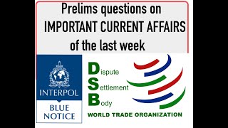 Weekly Current Affairs 2020 | Important Current Affairs MCQ