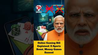 Online Gaming Bill Explained: E-Sports Boost, Money Games Banned #onlinegamingbill2025