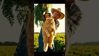 Dug up a special carrot!! #cat #cutecat #catlover #vegetable #carrot