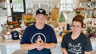 HUGE THRIFT HAUL Grand Re-Opening Of Our Favorite Thrift Store!! Thrift With Us