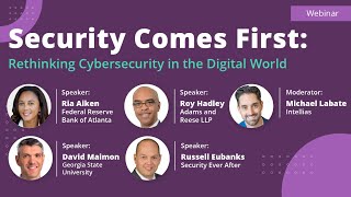 Security Comes First: Rethinking Cybersecurity in the Digital World