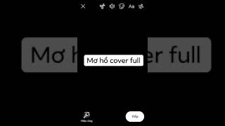 mơ hồ cover at