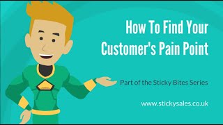 FREE Sales Training Video: Sales Training Video: How To Find Your Customers Pain Point