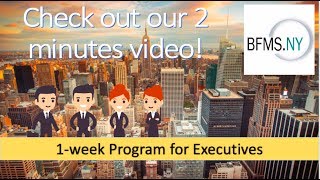 1-Week Intensive Program for Executives
